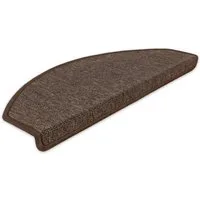 Metzker® Stufenmatte Stufenmatten Rambo New Halbrund Einzeln und SparSet´s, halbrund, Höhe: 5 mm, 15 Stück im Set - Kaffeebraun