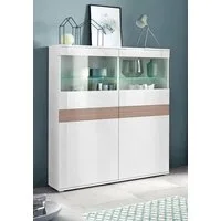 borchardt Möbel Vitrine Florenz Höhe 125 cm