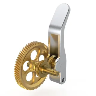 BIQU Panda Claw Spur Gear RNC Nano Coated Hardened Steel Drop-in Upgrade High Precision for BambuLab A1/A1 Mini 3D Print