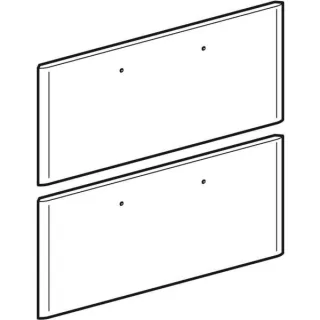 Geberit Schubladenfront weiß, 597227000, zu it! WTU 819060 597227000
