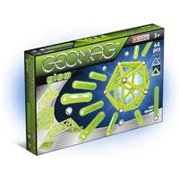 Geomag™ Lernspielzeug 60 tlg. magnetisches Konstruktionsspielzeug. Schwerkraft + Magnetismus (64-St), Kombinierbar mit anderen Sets der Reihe Classic und Panels