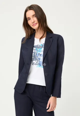 Olsen - Blazer ink blue - Gr. - 40