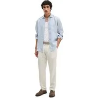 Marc O'Polo Langarmhemd shaped fit aus feinem Leinen-Chambray