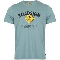 ROADSIGN australia T-Shirt Raute (1, 1-tlg., 1) mit Logo-Aufdruck und Rundhalsausschnitt, 100 % Baumwolle