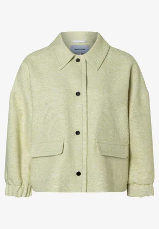 MORE & MORE - Blouson Style in Sommer-Bouclé grün - Gr. - 36