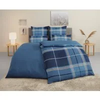 TOM TAILOR HOME Wendebettwäsche Eric in Gr. 135x200 oder 155x220 cm, Renforcé, 3 teilig, mit Reißverschluss, mit GRATIS-Zugabe: Sportbeutel aus 100% Baumwolle