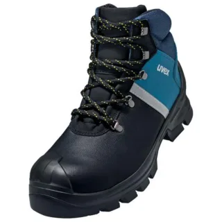 uvex 2 construction Sicherheitsschuh Stiefel S3, schwarz/Petrol schwarz/blau 37 - 6513237