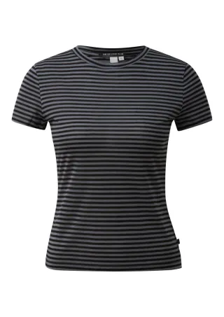 Q/S designed by - Gestreiftes T-Shirt blau/grau - Gr. - XXL