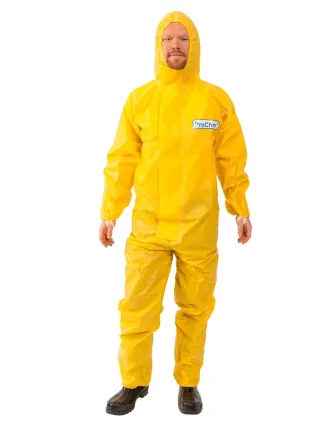 Schutzanzug | 3S | ProChem I CPM E gelb | Gr. S-XXXL | EN 1073-2 | Schutz vor vielen chemischen und biologischen Gefahren | Barriereschicht