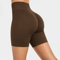 Smilodox Shorts Amaze Pro, Shaped Fit Push Up Booty Radlerhose V-Shape Seamless High Waist Hotpants Scrunch-Effekt Squatproof Gym Yoga Alltag