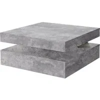 FORTE Couchtisch, mit Funktion, drehbare Tischplatte, Breite ca. 78x78 cm