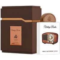 Lattafa Duft-Set Pride Vintage Radio EDP 100ml Geschenkset + Parfümzerstäuber (leer)