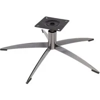 Prima-Online Stuhl Metall Stuhlgestell Schwarz Matt Stabil Basis für Drehstuhl 70x20cm