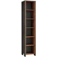 FORTE Aktenregal Clif, Bücherregal im Industriestil, Höhe 220,7 cm