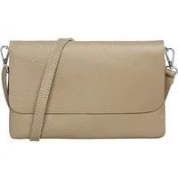 Caspar Clutch Abendtasche Damen Leder Handtasche - CLASSIC LINE - Modell No.835, leicht, elegant & unempfindlich - 100% Echtleder - Handmade in Italy