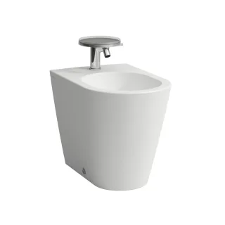 LAUFEN Standbidet Kartell · LAUFEN 370x560, 1 Hahnloch mittig, weiß matt, 83233.1, 8323317573021 H8323317573021