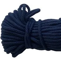 Mississhop Kordel 100 m / Ø 5 mm / Ø 3 mm Baumwollkordel Seil Kordel 100 % Baumwolle