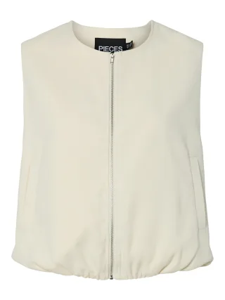 PIECES - PCFALEAH VEST Birch - Gr. - M