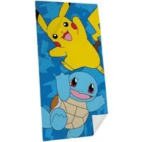 POKÉMON Strandtuch Kinderhandtuch Baumwolle Farbenfrohes Poolhandtuch, 70cm x 140cm