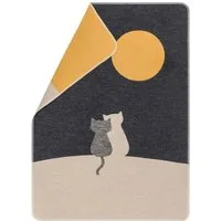 DAVID FUSSENEGGER Tierdecke Haustierdecke Decke Katzendecke Katzenpaar Katze 70 x 90 cm neu