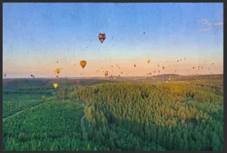 Fussmatte Heißluftballon 10400 | Größe: 60 cm x 45 cm