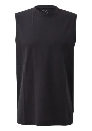 qs - T-Shirt schwarz - Gr. - L