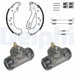 Delphi Bremsbacken vormontiert hinten Fiat Doblo Idea Lancia Musa KP1122