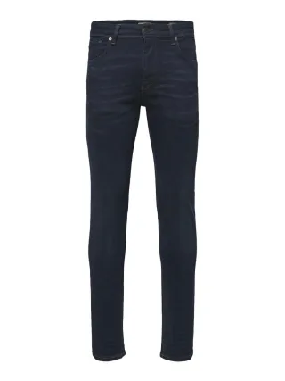 Selected - Slim Fit Jeans schwarz - Gr. - 32