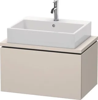 Duravit L-Cube Konsolenwaschtischunterbau wandhängend Taupe Supermatt 720x477x400 mm - LC580108383 LC580108383