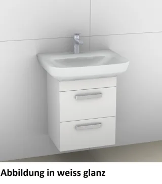 Artiqua 414 Waschtischunterschrank für Sentique 514361 Weiß Matt Select, 414-WU2L-V12-7161-171 414-WU2L-V12-7161-171