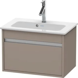 Duravit Ketho Waschtischunterbau wandhängend Basalt Matt 600x385x410 mm - KT642204343 KT642204343