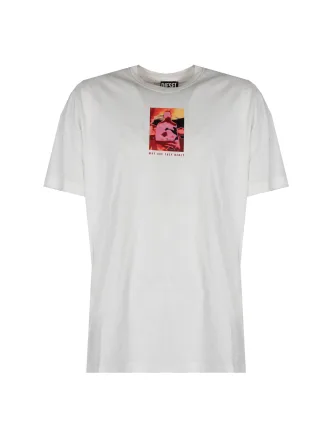 Diesel T-Shirt Just Herren weiß