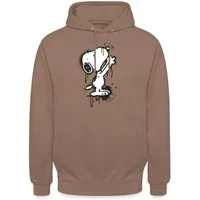 Spreadshirt Hoodie Peanuts Snoopy Graffiti Street Art Unisex Hoodie (1-tlg)