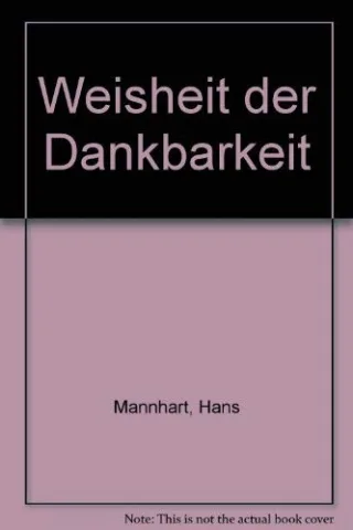Weisheit der Dankbarkeit