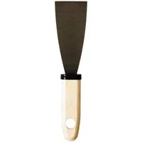 A.S. Création Malerspachtel Edelstahl, Holzgriff, 4 cm breit
