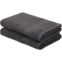 OTTO home Duschtücher Eva, Premium-Qualität 550g/m², Walkfrottee (2-St), flauschig, Handtuchset aus 100 % Baumwolle, 5 Jahre Garantie