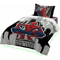 MARVEL Bettwäsche Marvel Spiderman Jungen Bettwäsche 2tlg. Set, 2 teilig, 135/140x200 cm Kissenbezug 65x65 cm