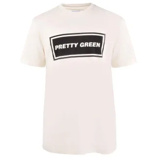 Pretty Green - "Iconic" T-Shirt für Herren (Weiß)
