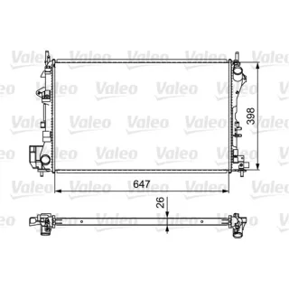 Valeo Motork?hler Fiat Croma Opel Signum Vectra Saab 9-3