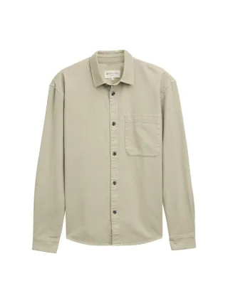 TOM TAILOR Denim - Relaxed Fit : Hemd mit Brusttasche beige - Gr. - S