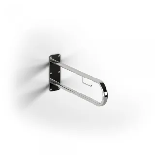 Terma Wandhalterung mit Reling 275/90/700, Profil oval 38/20, WBUSR007, in allen RAL Farben WBUSR007