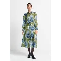 RICHROYAL Midikleid mit Pfingstrosenprint