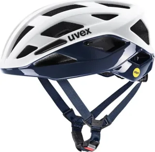 Uvex I-Volute Mips Rennrad-Helm white-dusk blue matt M (52-57 cm)