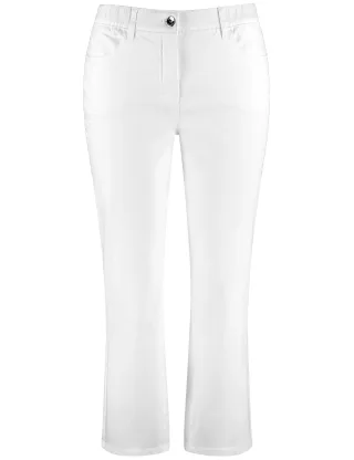 SAMOON - 7/8 Jeans Betty white - Gr. - 44