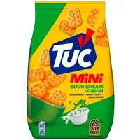 Tuc Knabberei, TUC Mini Sour Cream Onion knuspriger Mini Cracker Genuss 120g