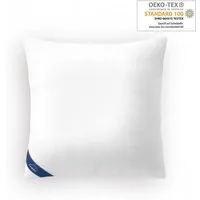 Genius Kopfkissen Genius eazzzy Kopfkissen 80x80 cm - orthopädisches Schlafkissen, orthopädisches Schlafkissen mit Allergiker-Bezug