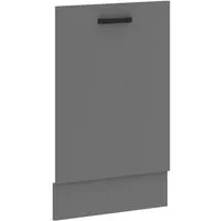 Küchen-Preisbombe Frontblende für vollintegrierten Geschirrspüler 60 cm Küche NESSA Anthrazit modern (1 St., Frontblende Geschirrspüler vollintegriert), passgenau für das Küchenmodell NESSA
