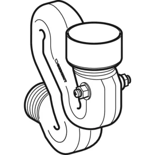 Geberit Schneckengeruchsverschluss für Urinal mit Sonde, 242078001 242078001