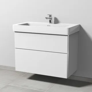 Sanipa 3way Waschtischunterbau zu Laufen Pro S Waschtisch mit 2 Auszügen, Weiß-Soft BR76943