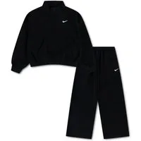 Nike Sportswear Jogginganzug (2-tlg), 2-teiliges Set, für Kinder, mit Stehkragen, unifarben